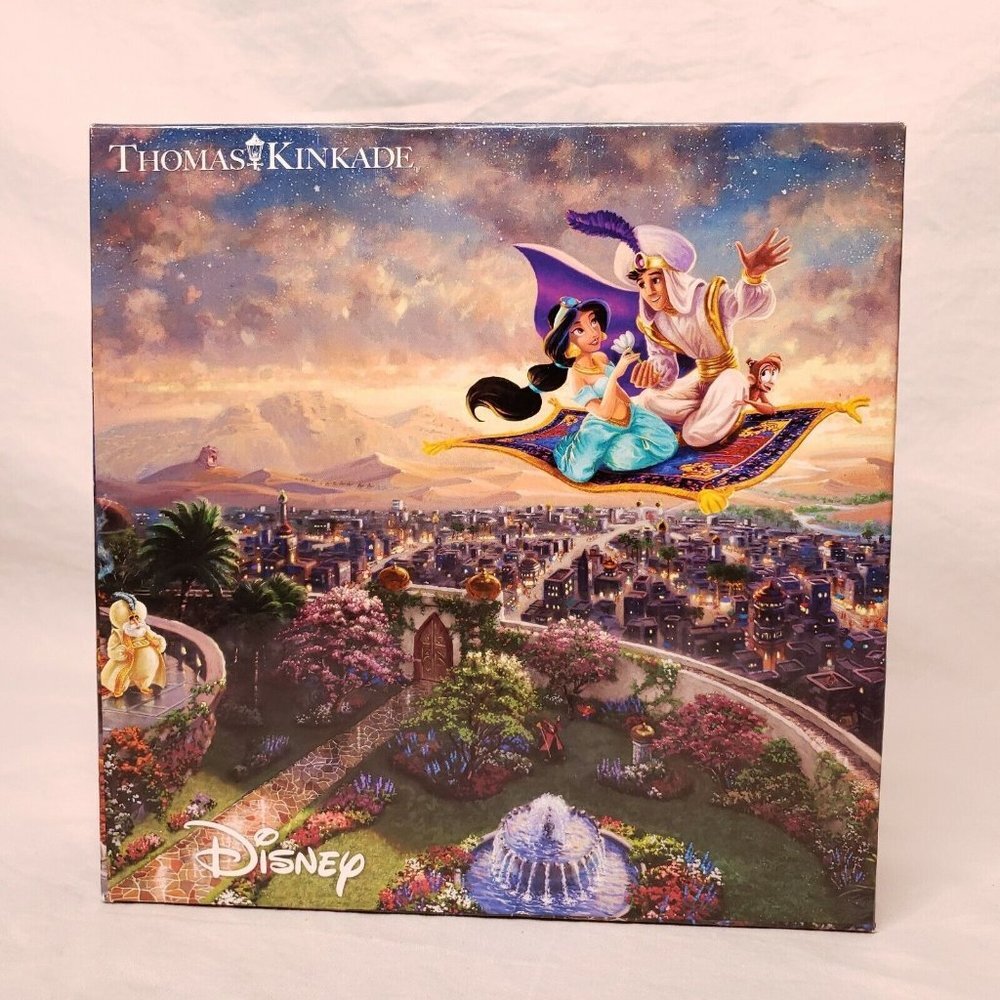 Thomas Kinkade 750 piece Jigsaw Puzzle Disney Aladdin Jasmine